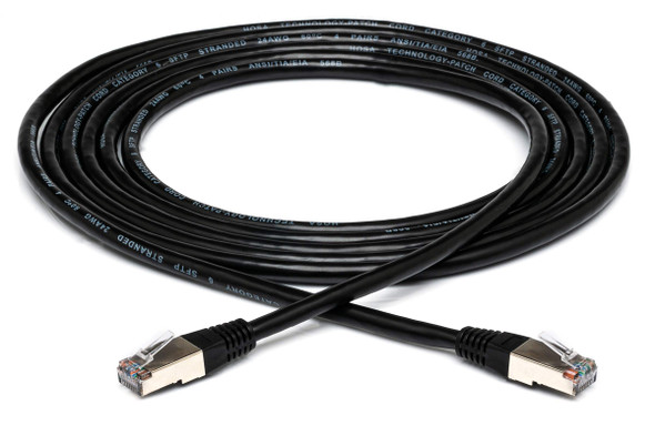 Hosa CAT-610BK Cat 6 Ethernet Cable 8P8C to Same 10 Feet