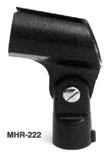 Hosa MHR-222 Microphone Clip, Plastic, 22 mm