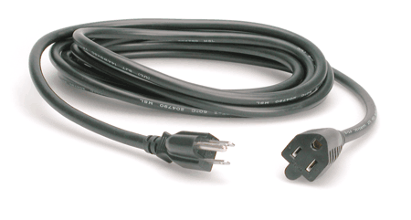 Hosa PWX-401.5 Power Extension Cord, NEMA 5-15R to NEMA 5-15P, 1.5 ft