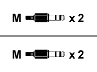 Hosa CSS-204 Stereo Interconnect, Dual 1/4 in TRS to Same, 4 m