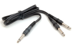 Hosa CYP-103 Y Cable, 1/4 in TS to Dual 1/4 in TS, 3 ft