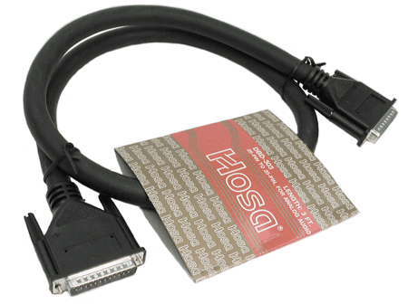 Hosa DBD-305 Balanced Snake, DB25 to Same, 5 ft