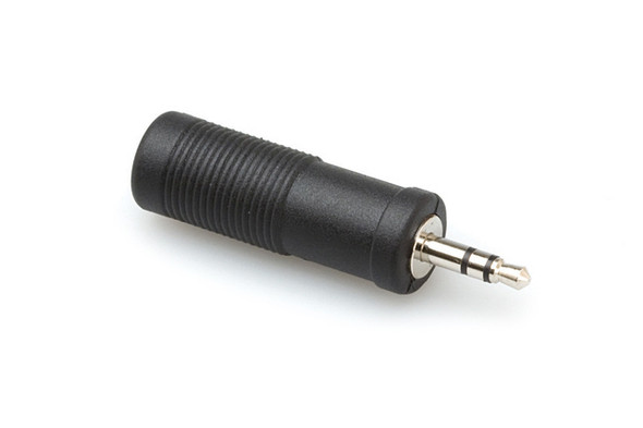Hosa GMP-112 Adapter, 1/4 in TRS to 3.5 mm TRS