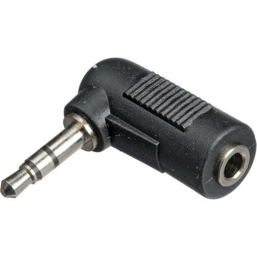 Hosa GMP-272 Right-angle Adapter, 3.5 mm TRS to 3.5 mm TRS