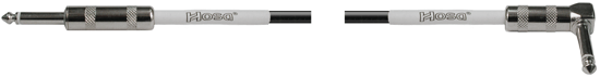 Hosa GTR-225R Guitar Cable, Hosa Straight to Right-angle, 25 ft