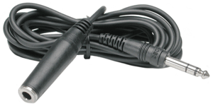 Hosa HPE-310 Headphone Extension Cable, 1/4 in TRS to 1/4 in TRS, 10 ft