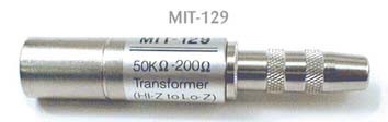 Hosa MIT-129 Impedance Transformer, 1/4 in TSF to XLR3M