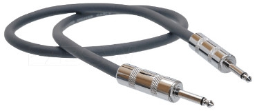 Hosa SKJ-605 Speaker Cable, Hosa 1/4 in TS to Same, 5 ft