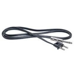 Hosa SKJ-650BN Speaker Cable, Hosa 1/4 in TS to Dual Banana, 50 ft