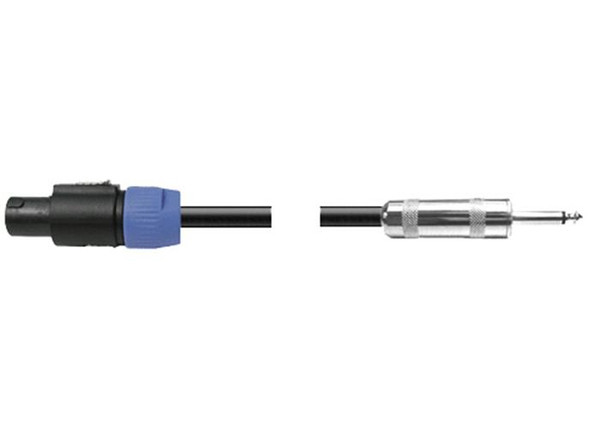 Hosa SKT-2100Q Edge Speaker Cable, Neutrik speakON to 1/4 in TS, 100 ft