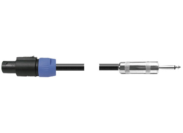 Hosa SKT-425Q Pro Speaker Cable, REAN Loudspeaker to 1/4 in TS, 25 ft