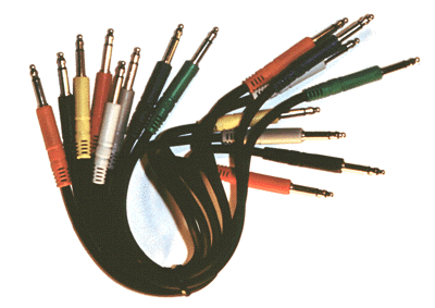 Hosa TTS-830 Balanced Patch Cables, TT TRS to Same, 1 ft