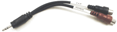 Hosa YRA-154 Stereo Breakout, 3.5 mm TRS to Dual RCAF