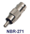 Hosa NBR-271 75-ohm Adapter, BNC to RCA