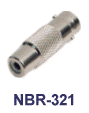 Hosa NBR-321 75-ohm Coupler, BNC to RCA
