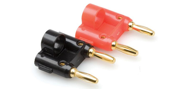 Hosa BNA-240 Connector, Dual Banana, 2 pc