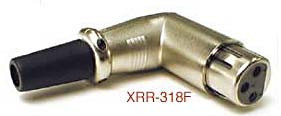Hosa XRR-318F Connector, Right-angle XLR3F