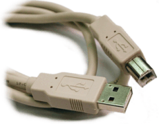 Hosa USB-205AB High Speed USB Cable, Type A to Type B, 5 ft