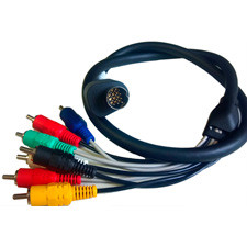ZeeVee ZV709-6 ZV709-6, Cable, Component, 6ft, AV 13P Male to 7-RCA, 1800mm, Black