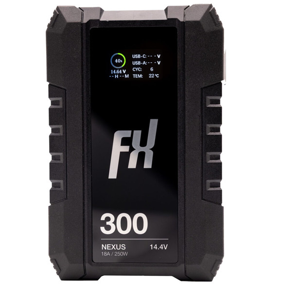FXLion BP-300SL Nexus BP-300SL – Smart V-Mount Battery with LCD & USB-C