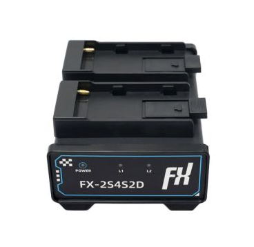 FXLion FX-2S4S2D Fxlion FX-2S4S2D 2-CH DV Battery Charger