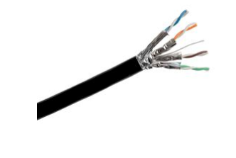 Liberty Cable L6ASPBL1RL 1000' Blue Black CAT6A 10G U/FTP 23/4P CMP BLK Reel Reel