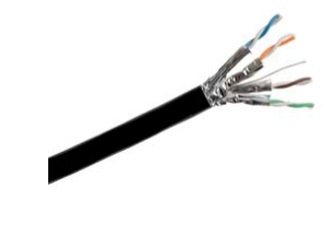 Liberty Cable L6ASPVI1RL 1000' Violet Black CAT6A 10G U/FTP 23/4P CMP BLK Reel Reel