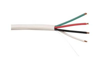 Liberty Cable RVSPK144BK 500' Black RunAV 14 AWG 4 Conductor Speaker Cable Box