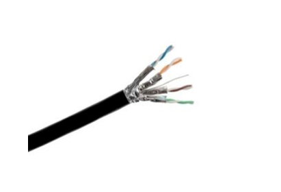 Liberty Cable L6ASRBK1RL 1000' Black CAT6A 10G U/FTP 23/4P CMR BLK Reel