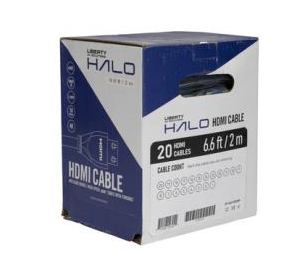 Liberty Cable HALO-HC01.5MBP 4.92' HALO 18G HDMI CBL AWM BLK 1.5M Package