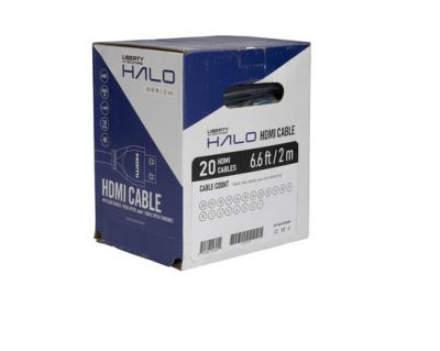 Liberty Cable HALO-HC02.5MBP 8.2' HALO 18G HDMI CBL AWM BLK 2.5M Package