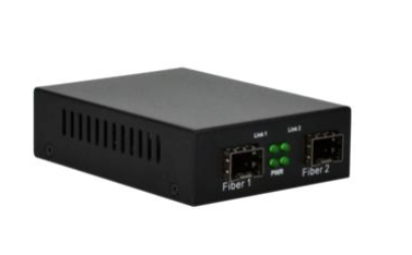 Liberty Cable RF-FMCTRX-20 Ethernet SFP to SFP Media Converter with 2 GE SFP Slots
