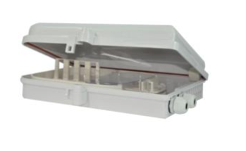 Liberty Cable RF-WM16PIO Wall-mount fiber distribution box -- 16 port with outdoor rating (requires couplers)