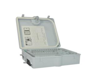 Liberty Cable RF-WM12PIO Wall-mount fiber distribution box -- 12 port with outdoor rating (requires couplers)
