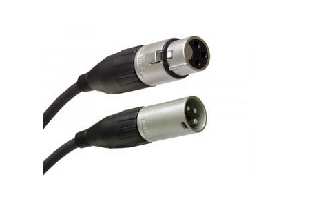 Liberty Cable 221P-XLRM-T-10 10' Liberty Manufactured tactical microphone and audio XLR 3-pin male to female cable