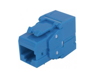 Liberty Cable 1A68TP0A0-BK Liberty Category 6A U/UTP 180 Degree Keystone Insert