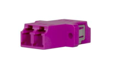 Liberty Cable RF-OM4DLC-PL Fiber optic coupler -- duplex multimode OM4 LC to LC coupler