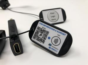 Liberty Cable LIBAV-DTNQ-1 CXPoint Tag with QR + NFC