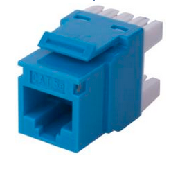 Liberty Cable 0A58RP0E0-WH Liberty Category 5E U/UTP 180 Degree Keystone Insert