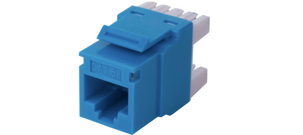 Liberty Cable 0A58RP0E0-BL Liberty Category 5E U/UTP 180 Degree Keystone Insert