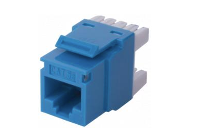 Liberty Cable 0A58RP0E0-BK Liberty Category 5E U/UTP 180 Degree Keystone Insert