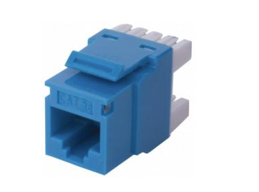 Liberty Cable 0A58RP0E0-GY Liberty Category 5E U/UTP 180 Degree Keystone Insert