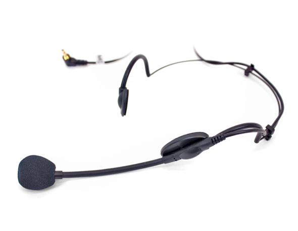 Williams Sound MIC 100 Unidirectional headband microphone. Improved RF resistance, 39 cord, 3.5mm plug