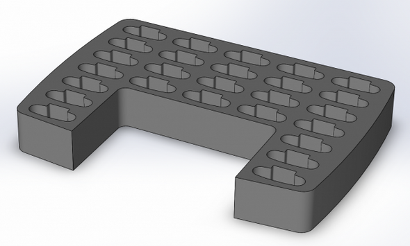 Williams Sound FMP 060 Foam insert for CCS 056 26. 26 slots