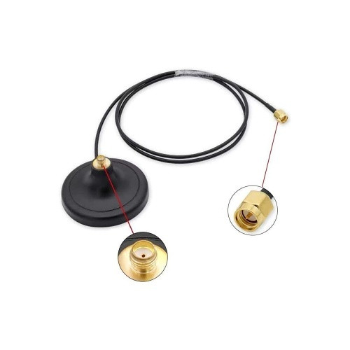 Williams Sound ANT-501 Antenna Cable with Magnetic Base, 10 Feet Black