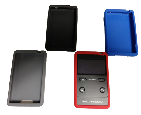 Williams Sound CCS 061 GR Silicone skins with lanyard and wrist strap