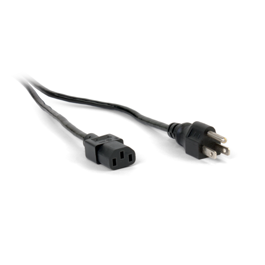 Williams Sound WLC 004 4-pin US main power cord for CHG 3512, CHG 3512 PRO, CHG 518, IC-2, PPA T45, WIR TX75