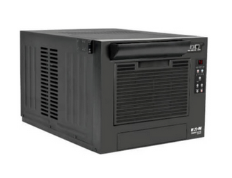 Eaton Tripp Lite SRCOOL7KRME Rack mount 7000 BTU/hr AC unit with R32 Refrigeration, and est 39% higher efficiency, 120V.