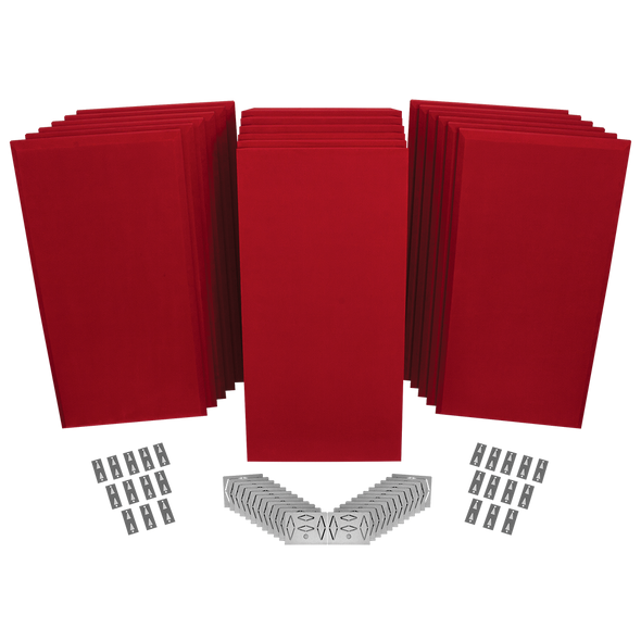 Auralex PPK2-SSRED ProPanel Red Kit 2