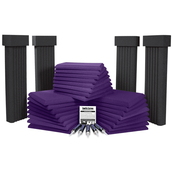 Auralex SFS112CHA SonoFlat 112 Kit Charcoal